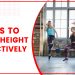 9 Tips To Gain Height Effectively