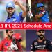 IPL 2021 full schedule